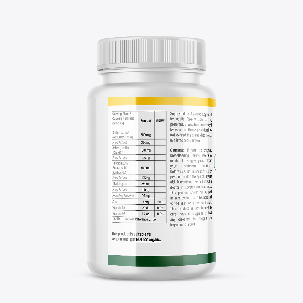 Shilajit KSM-66® Complex Supplement